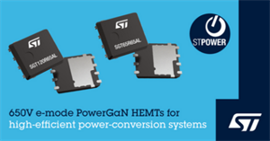 ST意法半導(dǎo)體宣布開(kāi)始量產(chǎn)PowerGaN器件
