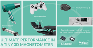Melexis邁來芯推出新款微型3D磁力計，拓展性能極限